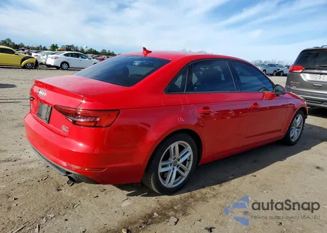 2017 Audi A4 Premium z USA, uszkodzony, nr VIN WAUANAF46HN025406